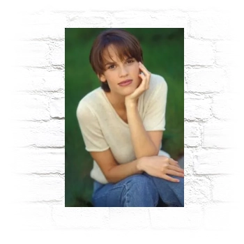 Hilary Swank Metal Wall Art