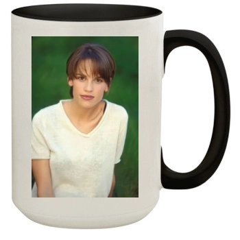 Hilary Swank 15oz Colored Inner & Handle Mug