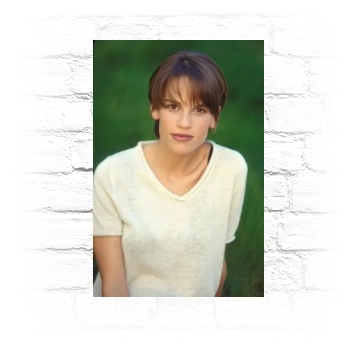 Hilary Swank Metal Wall Art