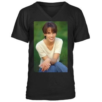 Hilary Swank Men's V-Neck T-Shirt