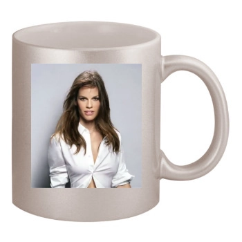 Hilary Swank 11oz Metallic Silver Mug