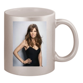 Hilary Swank 11oz Metallic Silver Mug