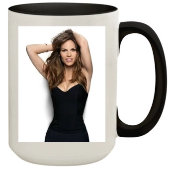 Hilary Swank 15oz Colored Inner & Handle Mug