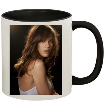 Hilary Swank 11oz Colored Inner & Handle Mug