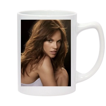 Hilary Swank 14oz White Statesman Mug