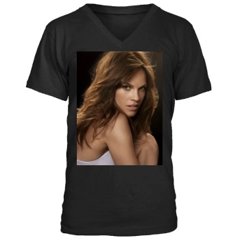 Hilary Swank Men's V-Neck T-Shirt