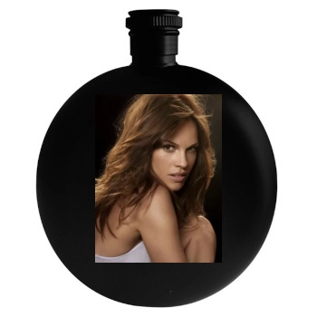 Hilary Swank Round Flask