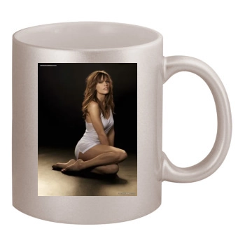 Hilary Swank 11oz Metallic Silver Mug