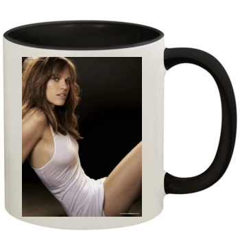 Hilary Swank 11oz Colored Inner & Handle Mug