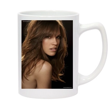 Hilary Swank 14oz White Statesman Mug