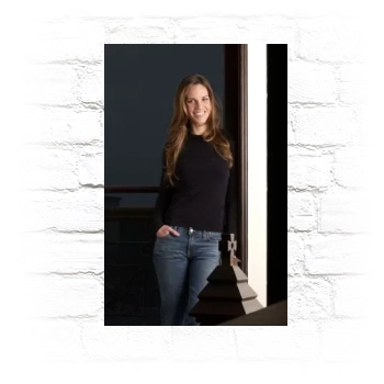 Hilary Swank Metal Wall Art