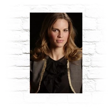 Hilary Swank Metal Wall Art