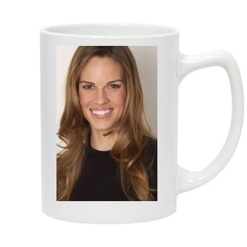 Hilary Swank 14oz White Statesman Mug