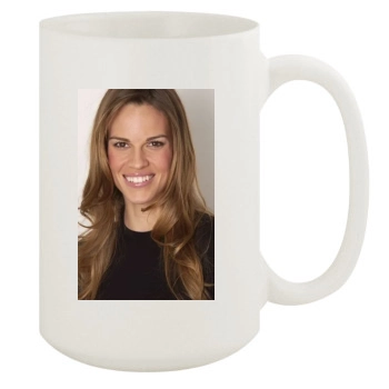 Hilary Swank 15oz White Mug