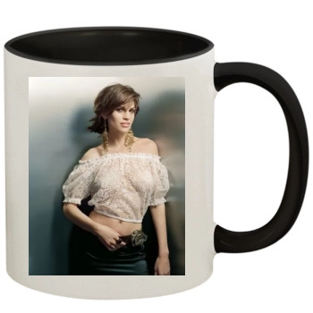 Hilary Swank 11oz Colored Inner & Handle Mug