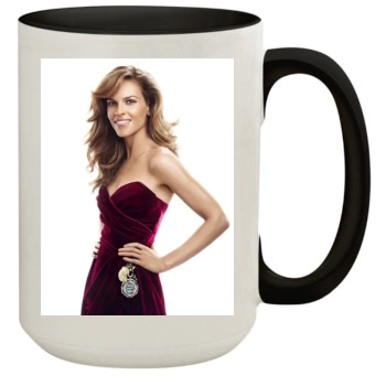 Hilary Swank 15oz Colored Inner & Handle Mug