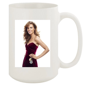 Hilary Swank 15oz White Mug