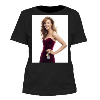 Hilary Swank Women's Cut T-Shirt