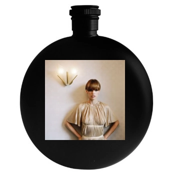 Hilary Swank Round Flask