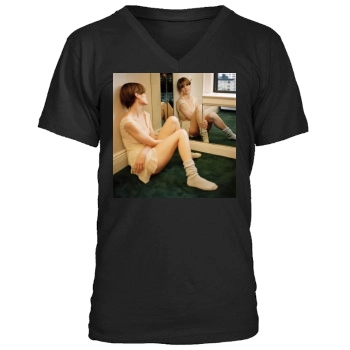 Hilary Swank Men's V-Neck T-Shirt