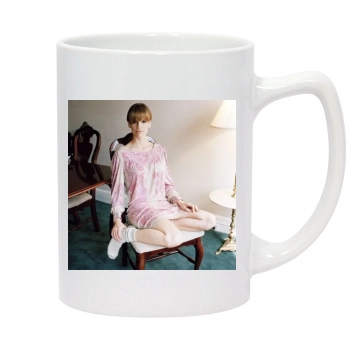 Hilary Swank 14oz White Statesman Mug