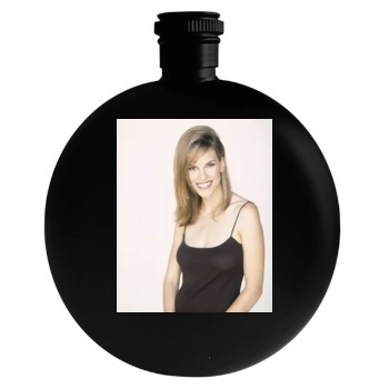 Hilary Swank Round Flask