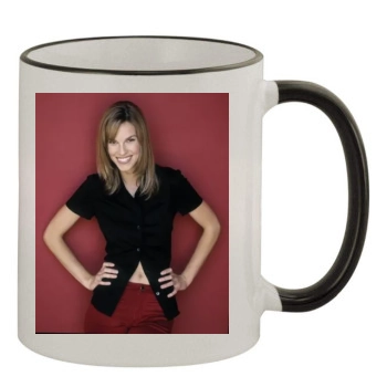 Hilary Swank 11oz Colored Rim & Handle Mug