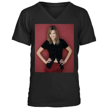 Hilary Swank Men's V-Neck T-Shirt