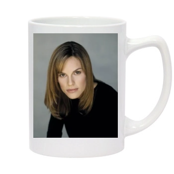 Hilary Swank 14oz White Statesman Mug