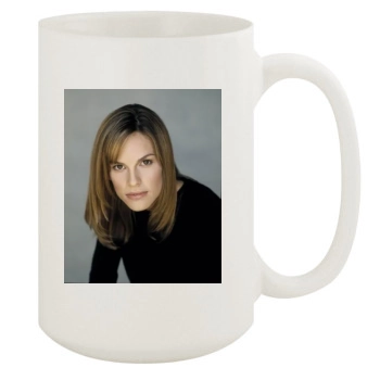 Hilary Swank 15oz White Mug