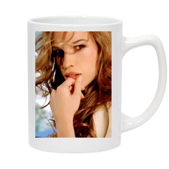 Hilary Swank 14oz White Statesman Mug