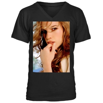 Hilary Swank Men's V-Neck T-Shirt