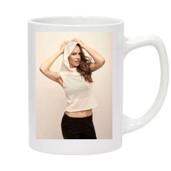 Hilary Swank 14oz White Statesman Mug