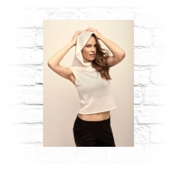 Hilary Swank Metal Wall Art