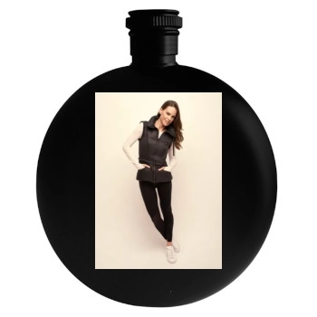 Hilary Swank Round Flask