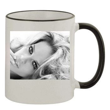 Hilary Swank 11oz Colored Rim & Handle Mug