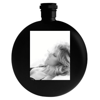 Hilary Swank Round Flask