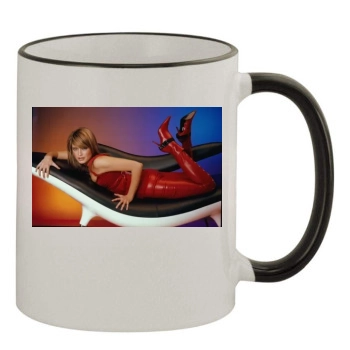 Holly Valance 11oz Colored Rim & Handle Mug