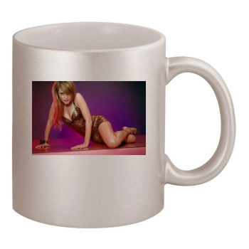 Holly Valance 11oz Metallic Silver Mug