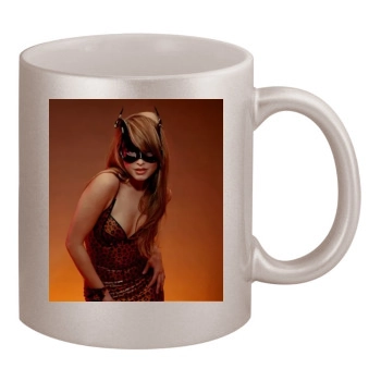 Holly Valance 11oz Metallic Silver Mug