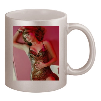 Holly Valance 11oz Metallic Silver Mug