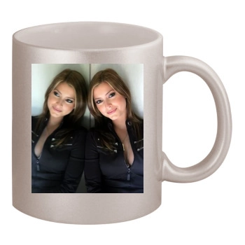 Holly Valance 11oz Metallic Silver Mug