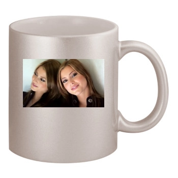 Holly Valance 11oz Metallic Silver Mug