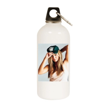 Holly Valance White Water Bottle With Carabiner