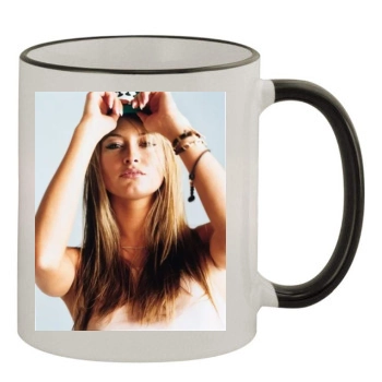 Holly Valance 11oz Colored Rim & Handle Mug