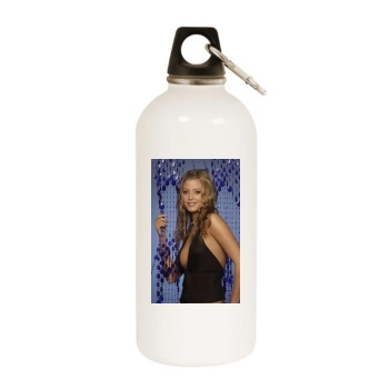 Holly Valance White Water Bottle With Carabiner