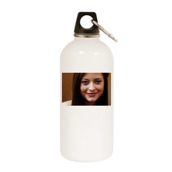 Holly Valance White Water Bottle With Carabiner