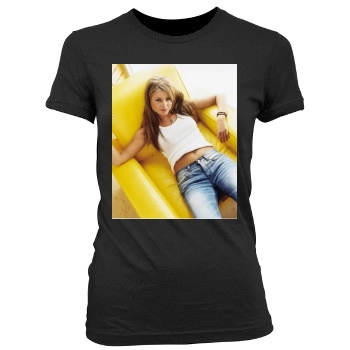 Holly Valance Women's Junior Cut Crewneck T-Shirt