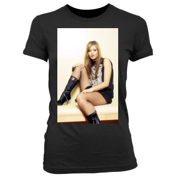 Holly Valance Women's Junior Cut Crewneck T-Shirt