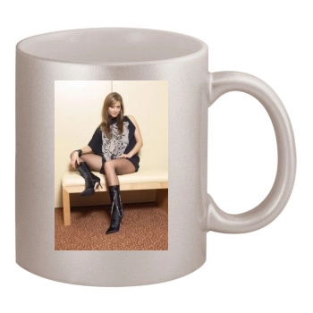 Holly Valance 11oz Metallic Silver Mug